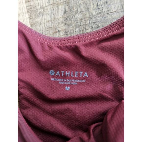 Athleta Intensity Support Top in SuperSonic Russet Brown Size M Athlesure - Picture 4 of 5